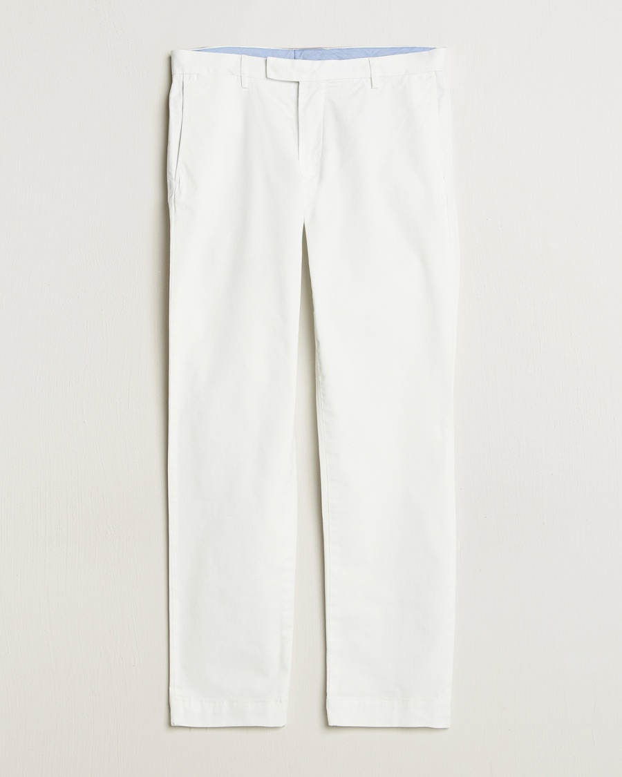 Herre | Udsalg tøj | Polo Ralph Lauren | Slim Fit Stretch Chinos Deckwash White