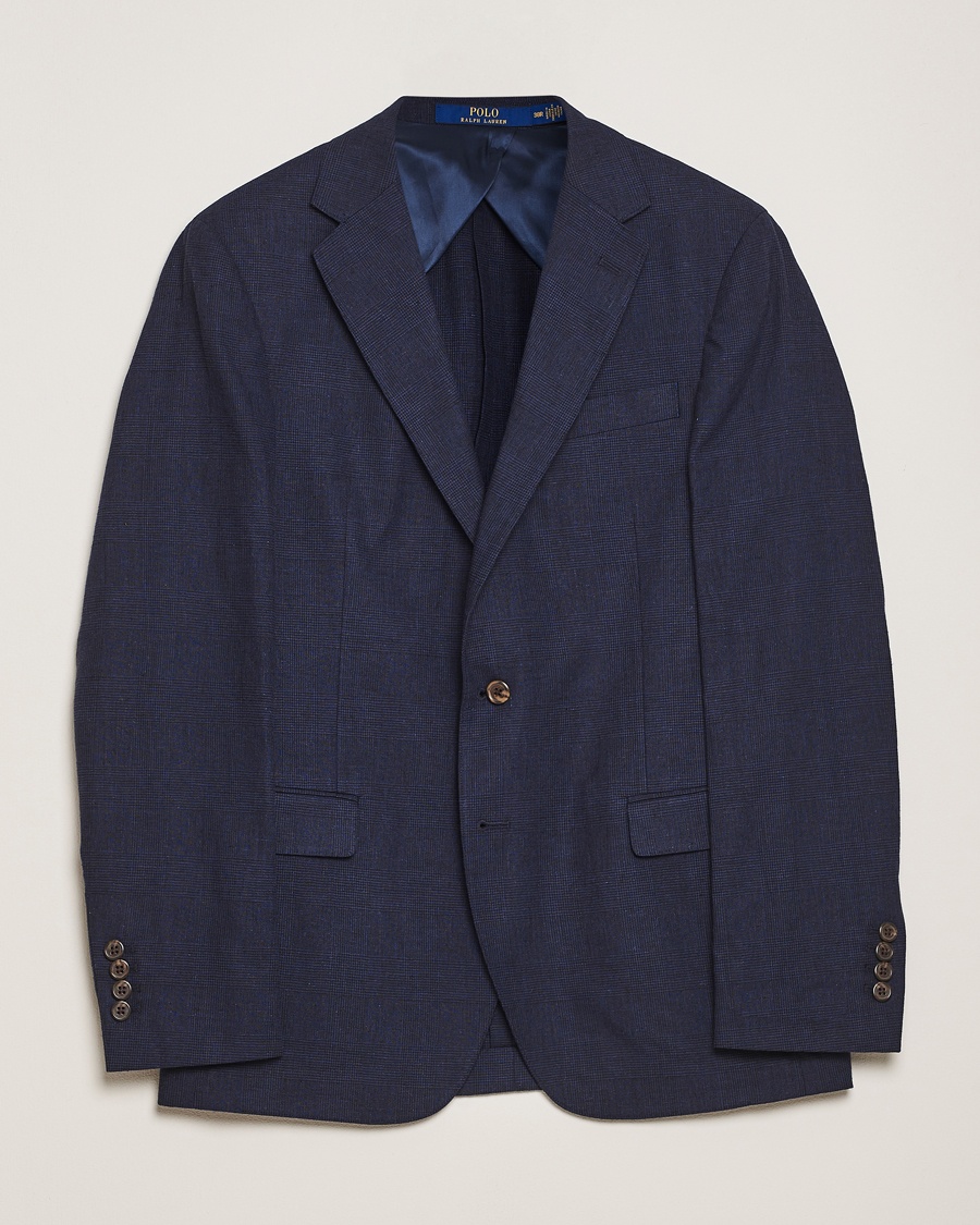 Herre | | Polo Ralph Lauren | Tonal Glenplaid Sportcoat Dark Navy/Navy