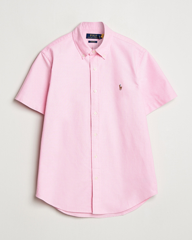 Herre | Udsalg tøj | Polo Ralph Lauren | Short Sleeve Oxford Shirt New Rose