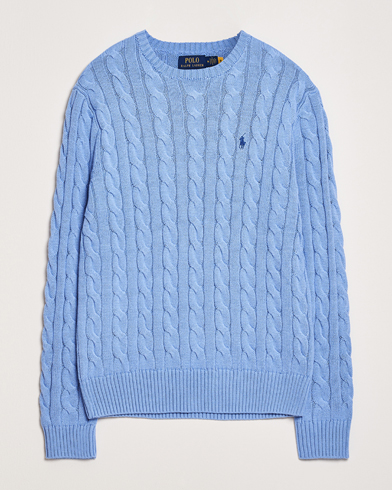 Herre | Udsalg tøj | Polo Ralph Lauren | Cotton Cable Pullover New Litchfield Blue