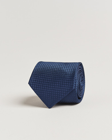  Structured Silk Tie Navy