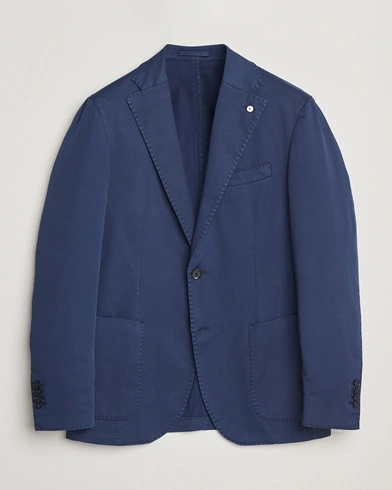  Jack Regular Fit Cotton Stretch Blazer Navy