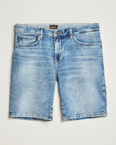Herre | Nyheder | BOSS ORANGE | Re.Maine Denim Shorts Light Blue