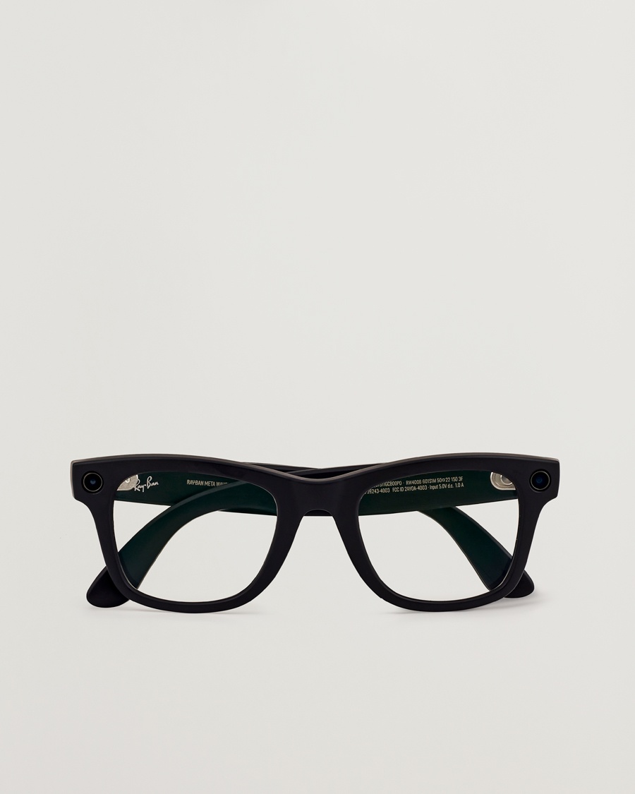 Herre | | Ray-Ban | Wayfarer Meta 53 Sunglasses Matte Black