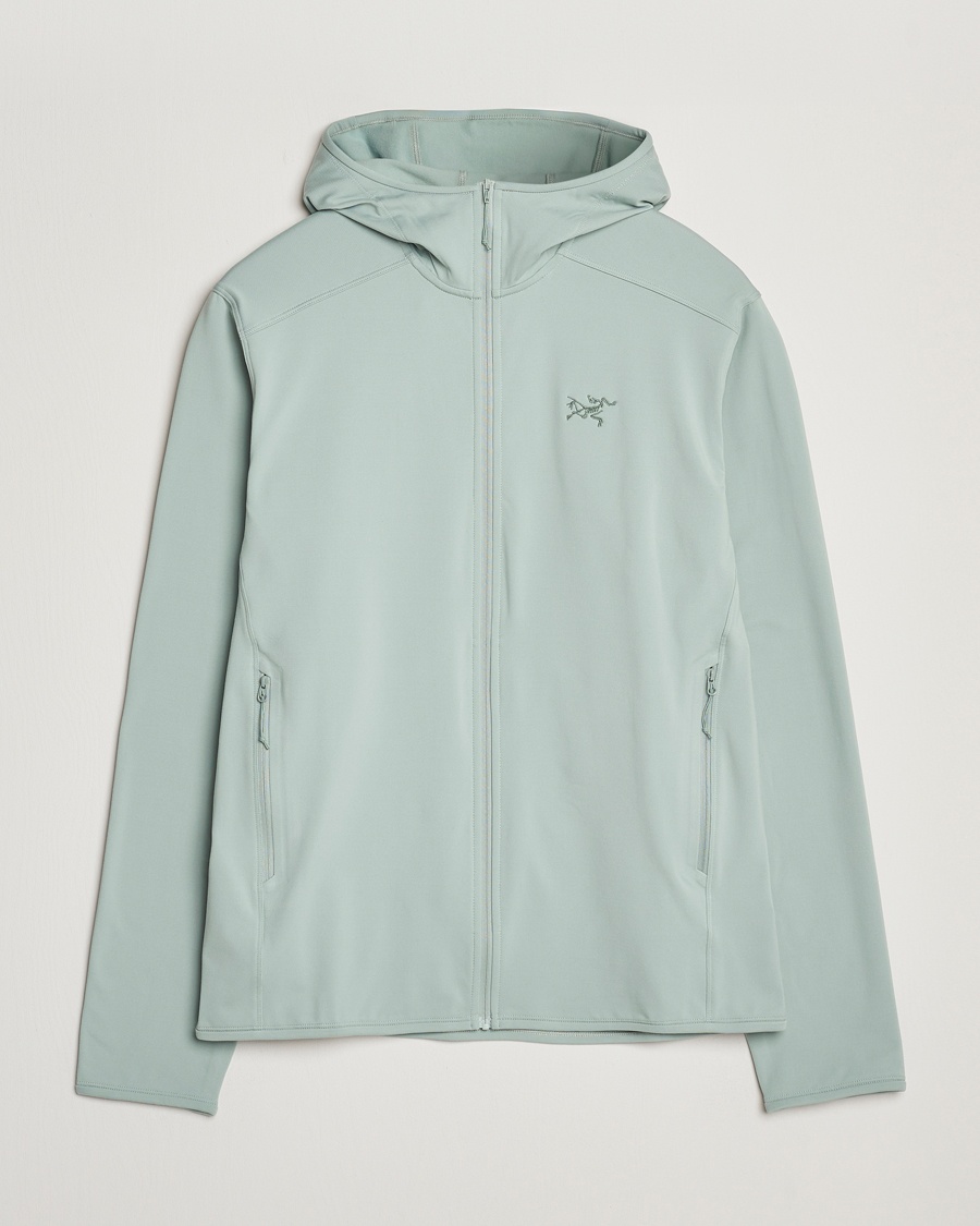 Herre | | Arc'teryx | Kyanite Lightweight Full Zip Hoodie Stone Green