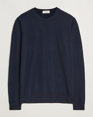  Merino Wool Crew Neck Sweater Navy