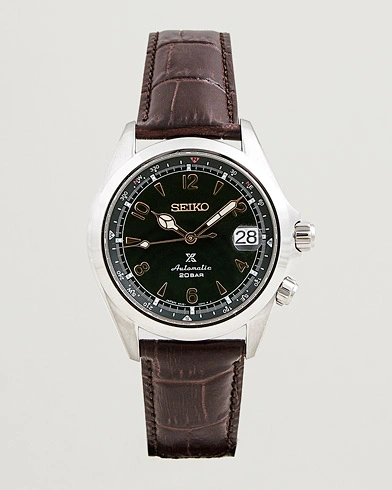 Herre | | Seiko | Prospex Automatic Leather 40mm Green Dial