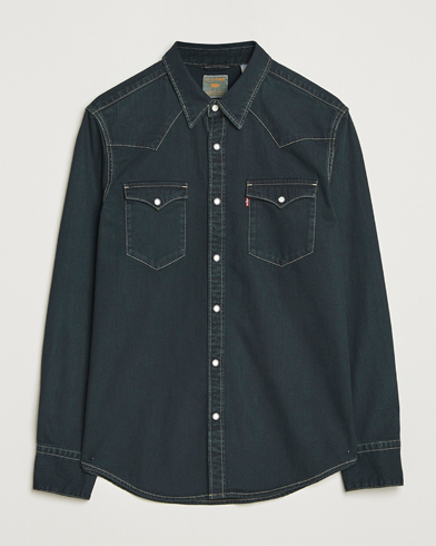 Levi's Barstow Western Standard Shirt Washed Black – Sort