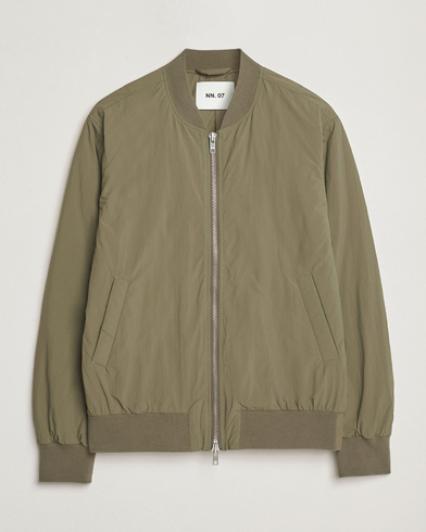 NN07 Dixon Bomber Jacket Capers Green – Grøn