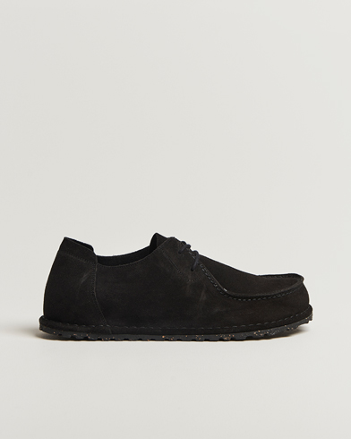 BIRKENSTOCK Utti Lace Suede Loafer Black – Sort