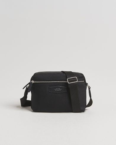 Smythson Canvas Norton Crossbody Bag Black – Sort