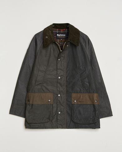 Barbour Heritage Patchwork Oversize Bedale Wax Jacket Sage Multi – Grøn
