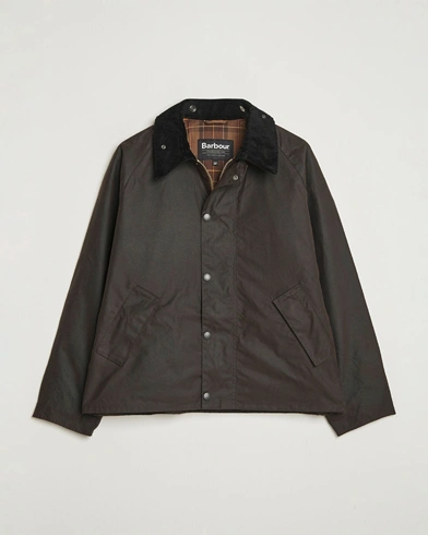 Barbour Heritage Transport Wax Jacket Rustic – Brun