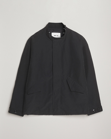 NN07 Sophus Nylon Bomber Jacket Black – Sort
