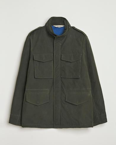 Aspesi Minifield Cotton Field Jacket Military – Grøn