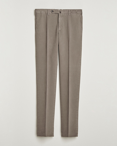 Incotex Regular Fit Cotton Stretch Chinos Grey – Grå