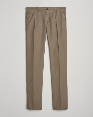 Incotex Slim Fit Garment Dyed Slacks Taupe – Beige
