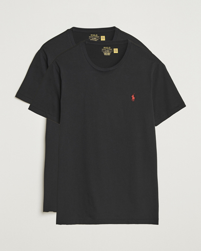 Polo Ralph Lauren 2-Pack Crew Neck T-Shirt Black – Sort