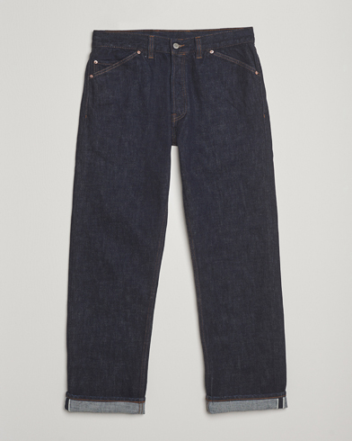 Drake's 5-Pocket Japanese Selvedge Jeans Indigo – Blå