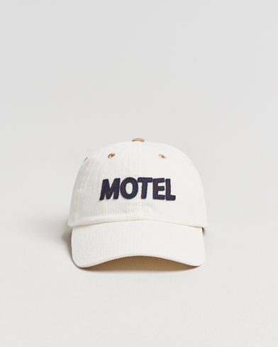 Drake's Motel Felt Baseball Cap Ecru – Hvid