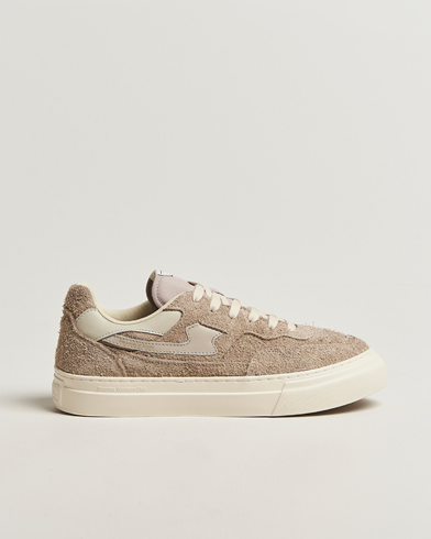 Stepney Workers Club Pearl S-Strike Suede Sneaker Raw Taupe – Grå