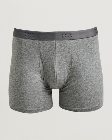 Derek Rose Pima Cotton Stretch Trunk Charcoal – Grå