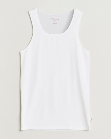Derek Rose Pima Cotton Tank Top White – Hvid