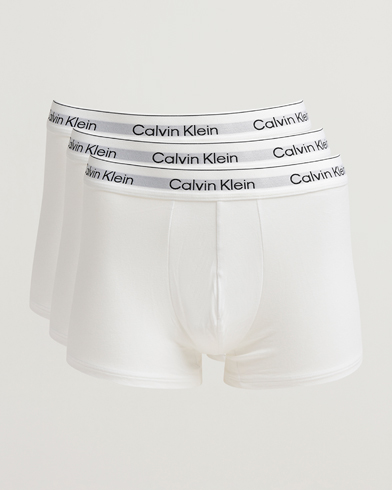 Calvin Klein 3-Pack Icon Cotton Stretch Trunk White – Hvid