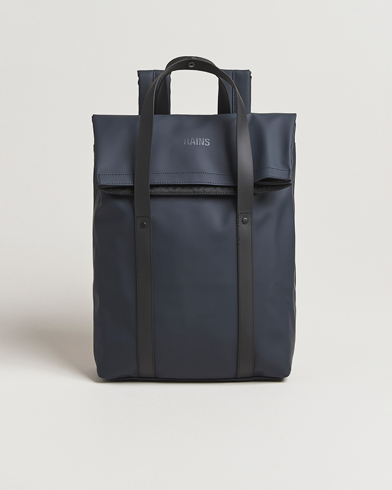 RAINS 2 Way Tote Backpack Navy – Blå