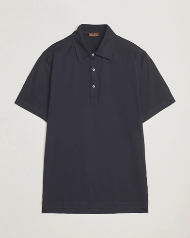 Stenströms Supima Cotton Polo Shirt Navy – Blå