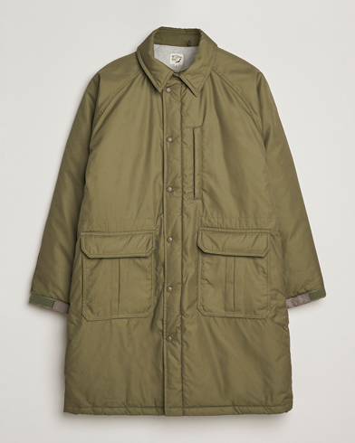 orSlow Padded Active Coat Army Green – Grøn