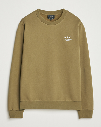 A.P.C. Rue Madame Sweatshirt Khaki Green – Grøn