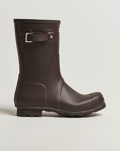 Hunter Boots Original Short Boot Dark Brown – Brun