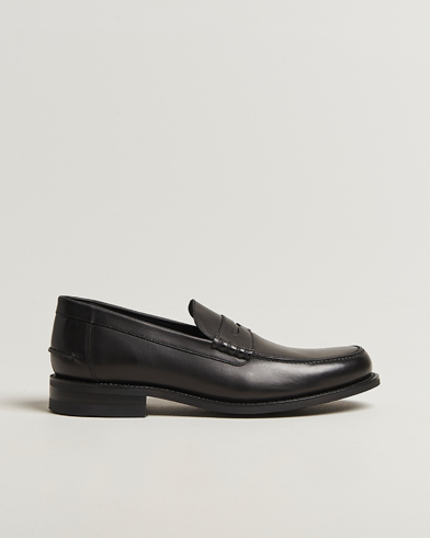 Loake 1880 Kingscliffe Leather Loafer Black – Sort