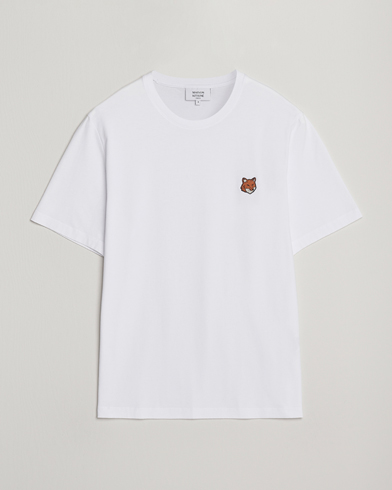 Maison Kitsuné Fox Head T-Shirt White – Hvid