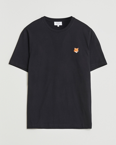 Maison Kitsuné Fox Head T-Shirt Black – Sort