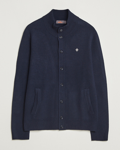 Morris Hertford Button Cardigan Navy – Blå