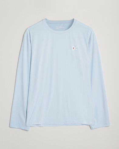 District Vision Lightweight Long Sleeve T-Shirt Frost – Blå
