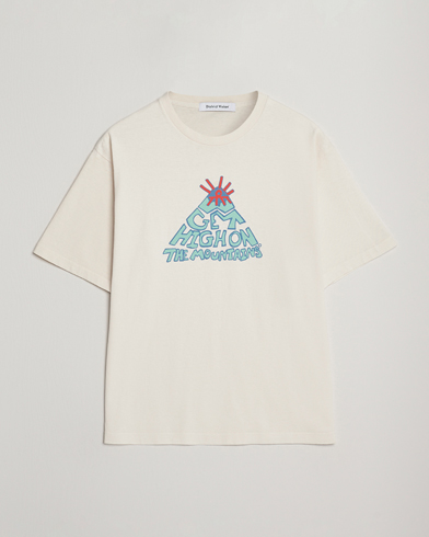 District Vision California Cotton T-Shirt Vintage White – Hvid