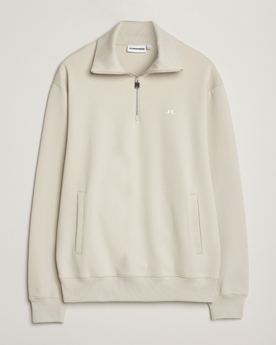 J.Lindeberg Callan Jersey Half Zip Moonbeam – Beige