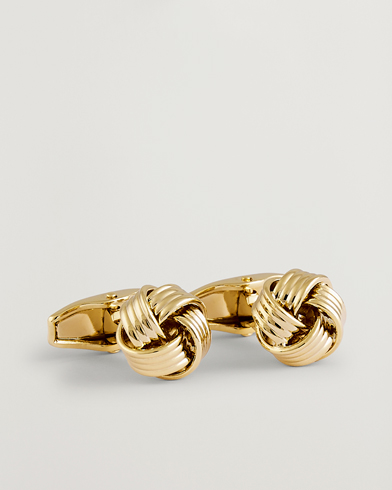 Amanda Christensen Knot Cufflink Gold – Guld