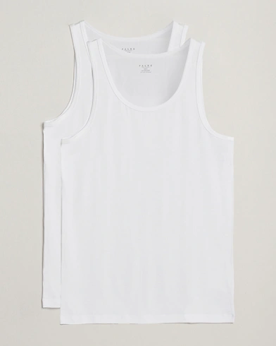 Falke 2-Pack Cotton Tank Top White – Hvid
