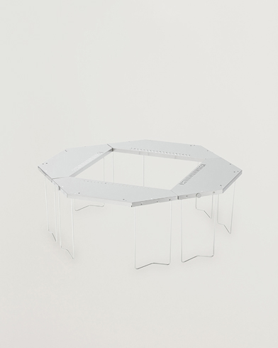 Snow Peak Jikaro Firering Table Stainless Steel – Sølv