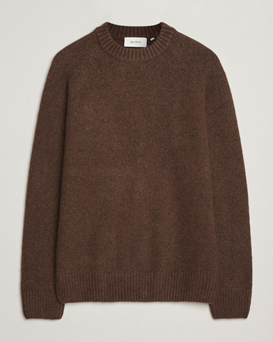 LES DEUX Gilbert Crew Neck Knit Slate Brown – Brun