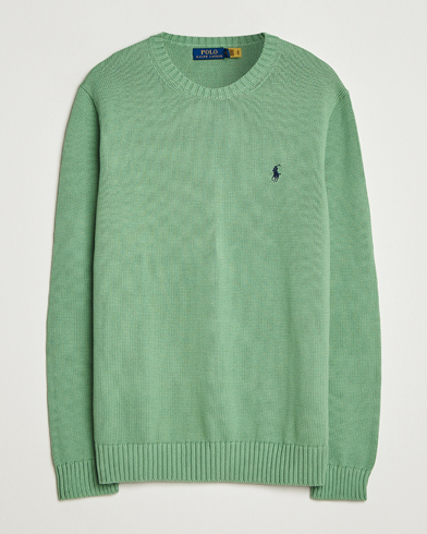 Polo Ralph Lauren Cotton Crew Neck Sweater Outback Green – Grøn