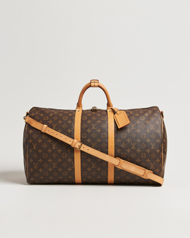 Louis Vuitton Pre-Owned Keepall Bandouliére 55 Monogram – Brun