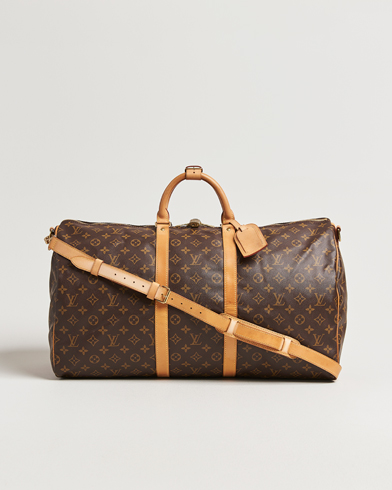 Louis Vuitton Pre-Owned Keepall Bandouliére 55 Monogram – Brun