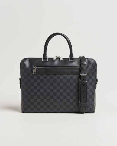 Louis Vuitton Pre-Owned Porte Documan Jules Damier Graphite – Grå