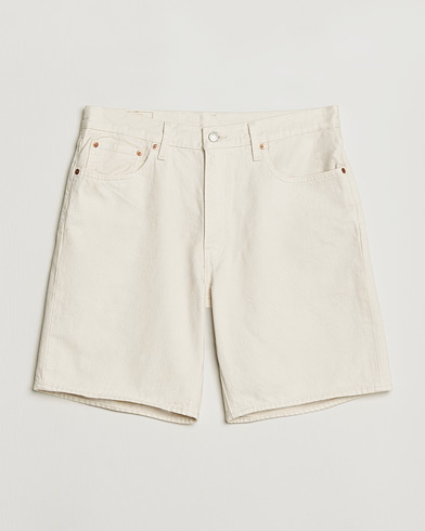 Levi's 468 Loose Denim Shorts Ecru Bone – Hvid