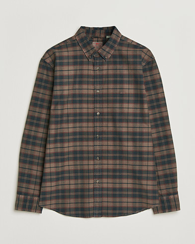 Levi's Cotton Checked Shirt Chocolate – Brun